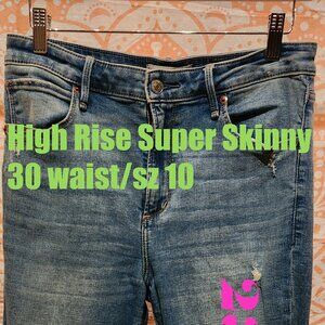 Abercrombie & Fitch High-Rise Super Skinny Ankle Jeans